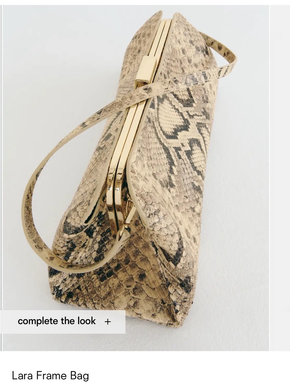 BNWT BCBG Snake 🐍 Python Handbag with Long Strap LIKE REFORMATION LARA BAG! - Picture 2 of 7